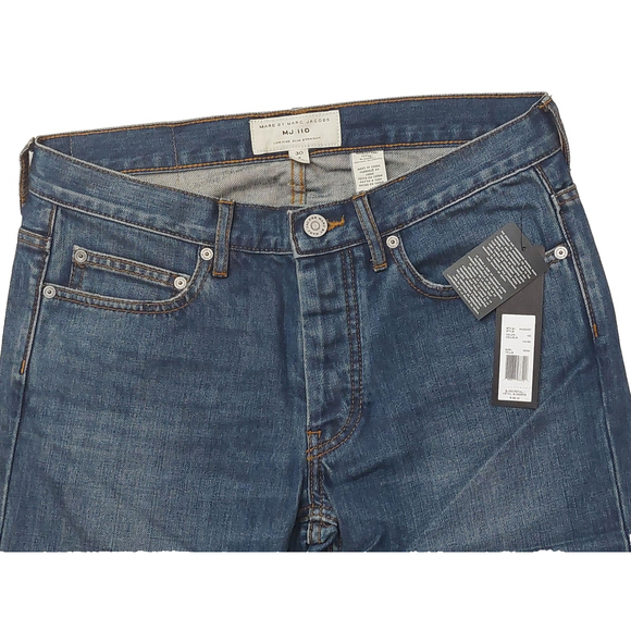 Marc by Marc Jacobs MJ 117 Low Rise Slim Tapered Indigo Blue Jeans 30x34 $198 - Picture 12 of 16